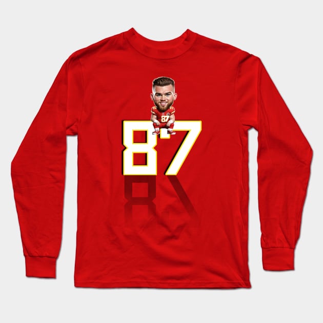 Travis Kelce Long Sleeve T-Shirt by Human light 